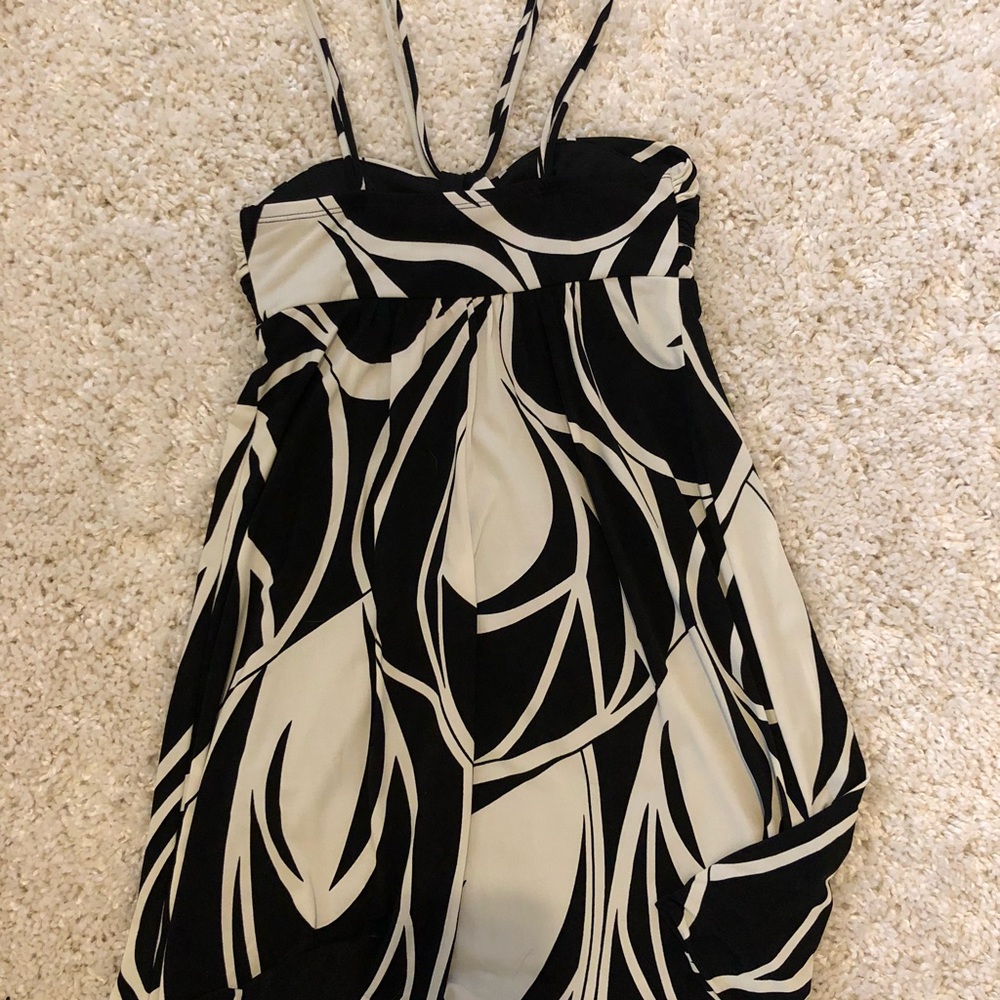 Black and white dress